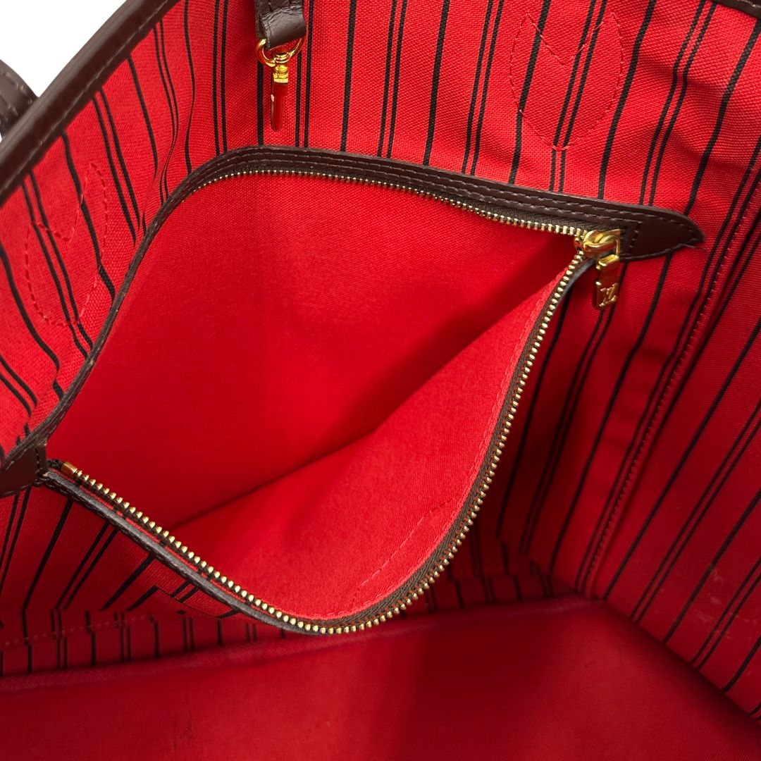 Neverfull GM Damier Ébène personalizzata LV