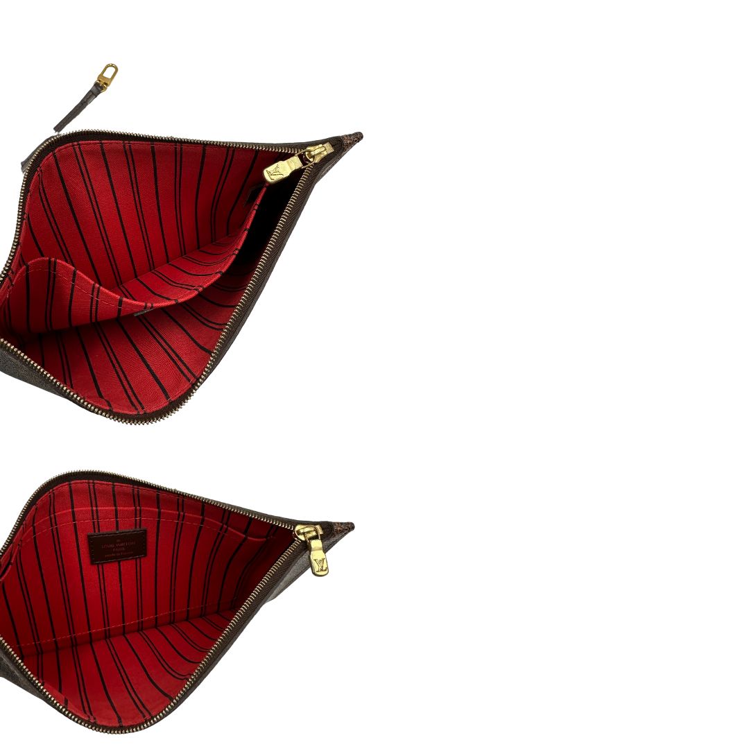 Neverfull GM Damier Ébène personalizzata LV