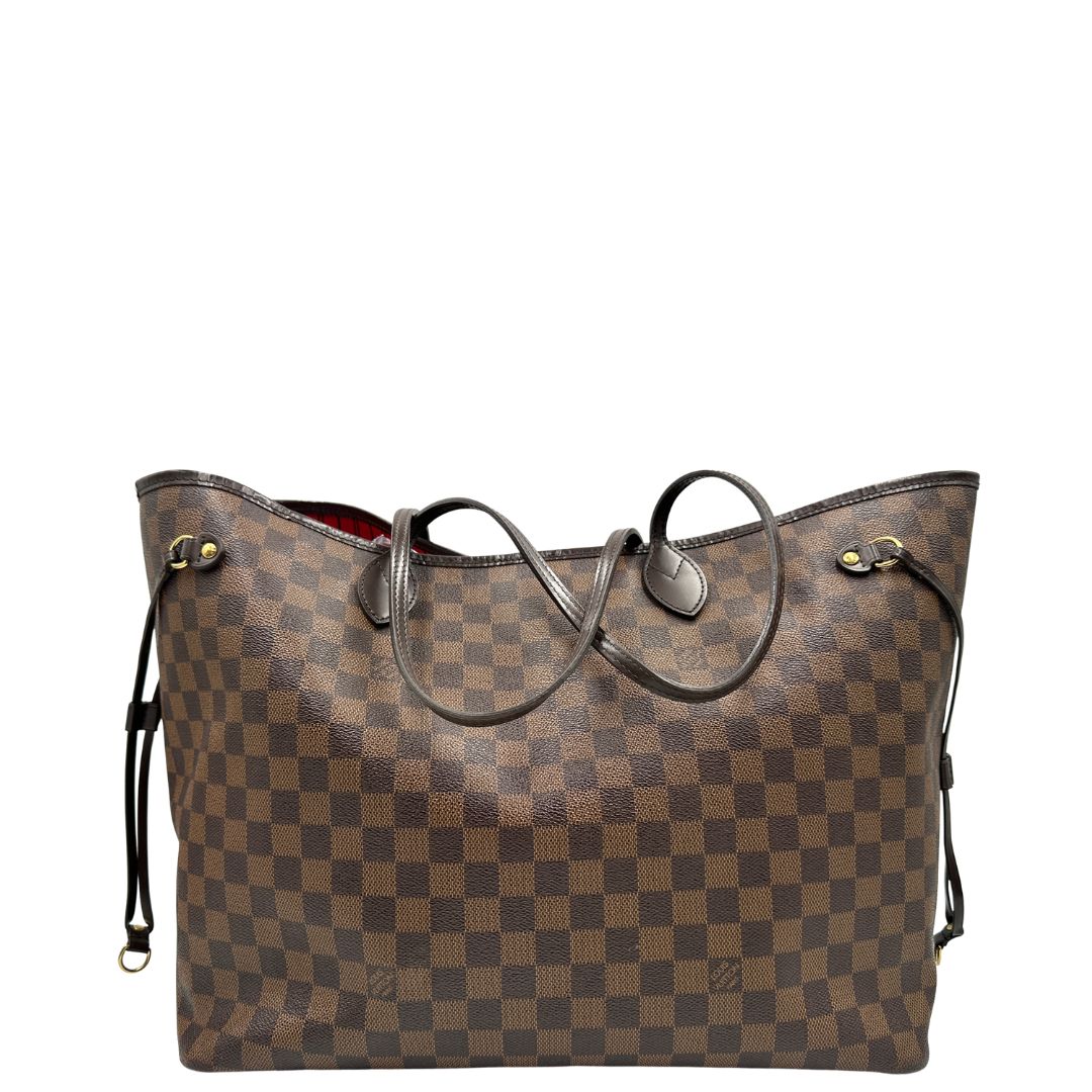 Neverfull GM Damier Ébène personalizzata LV