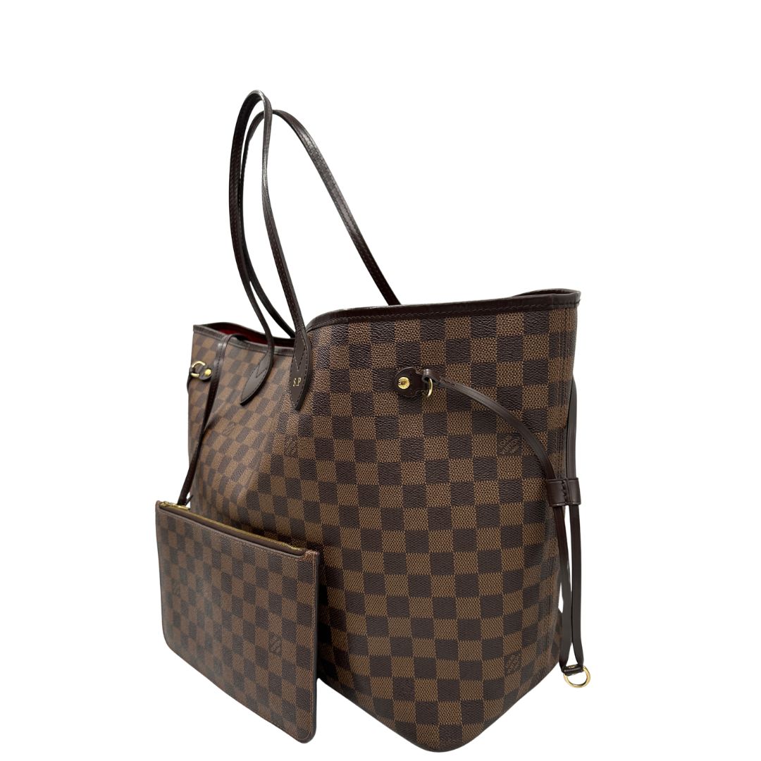 Neverfull GM Damier Ébène personalizzata LV