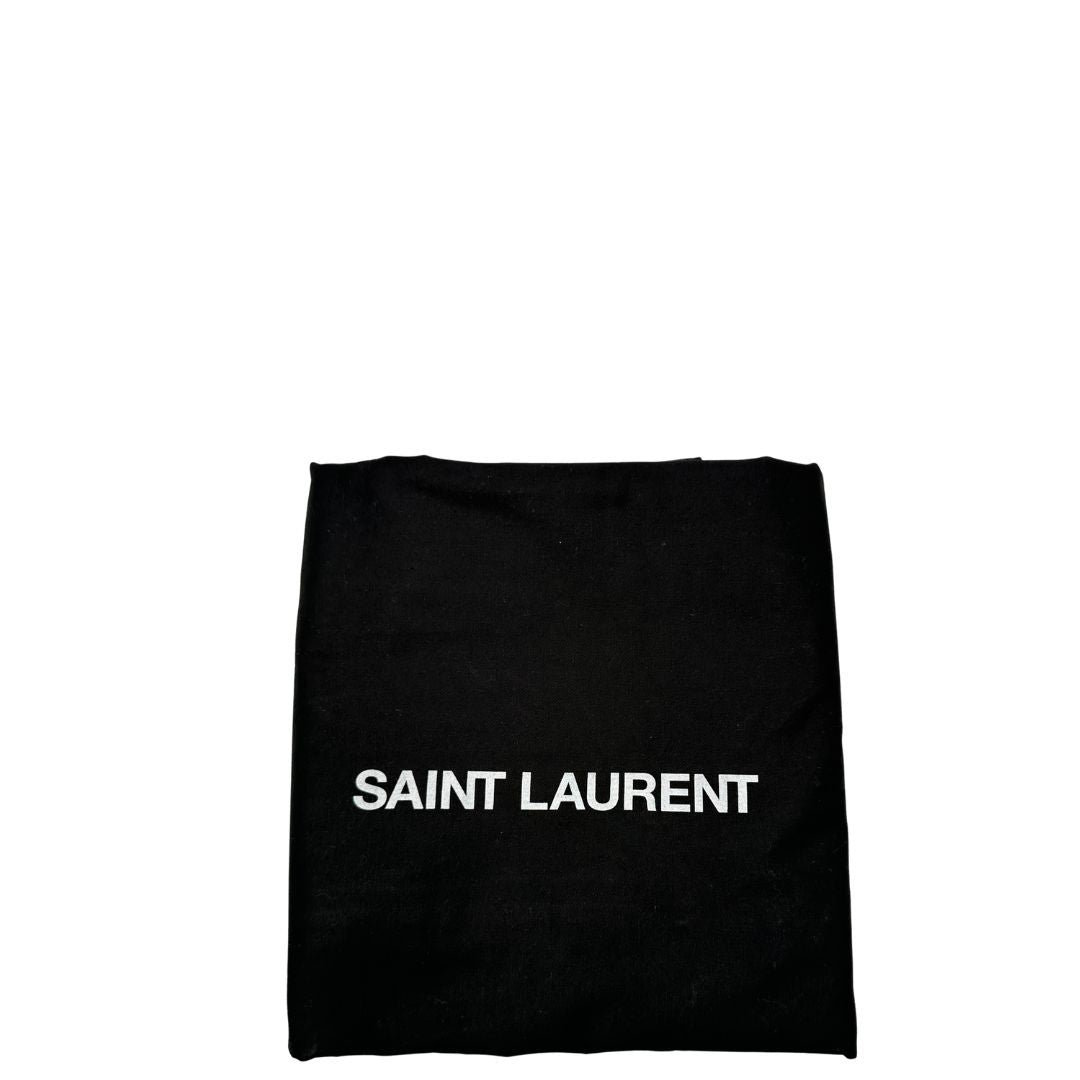 Tote Rive Gauche Saint Laurent in tessuto beige