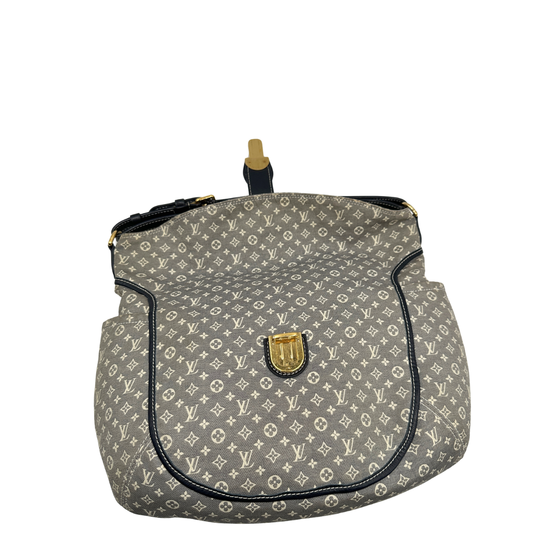 Hobo Louis Vuitton Idylle Romance in tessuto blu