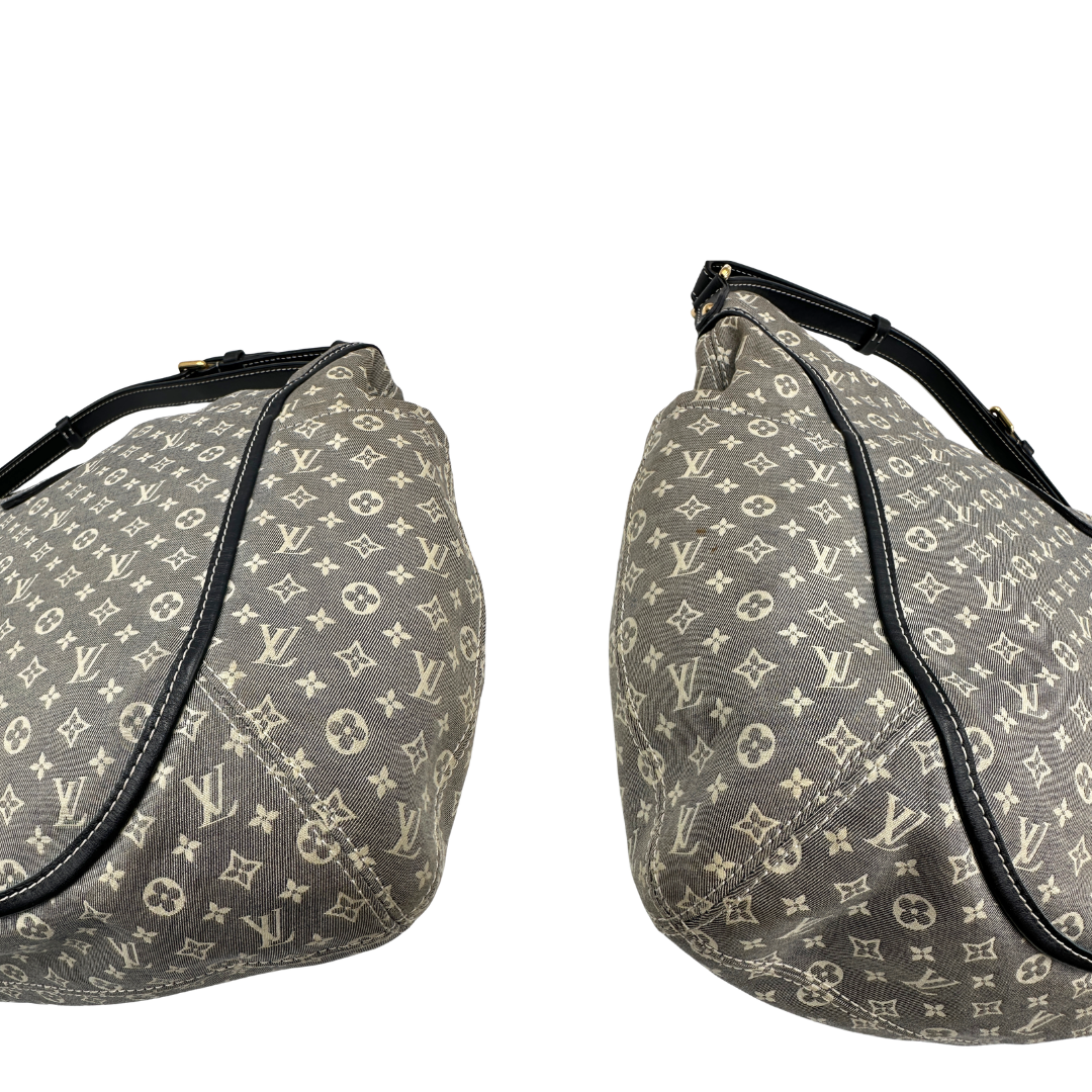 Hobo Louis Vuitton Idylle Romance in tessuto blu