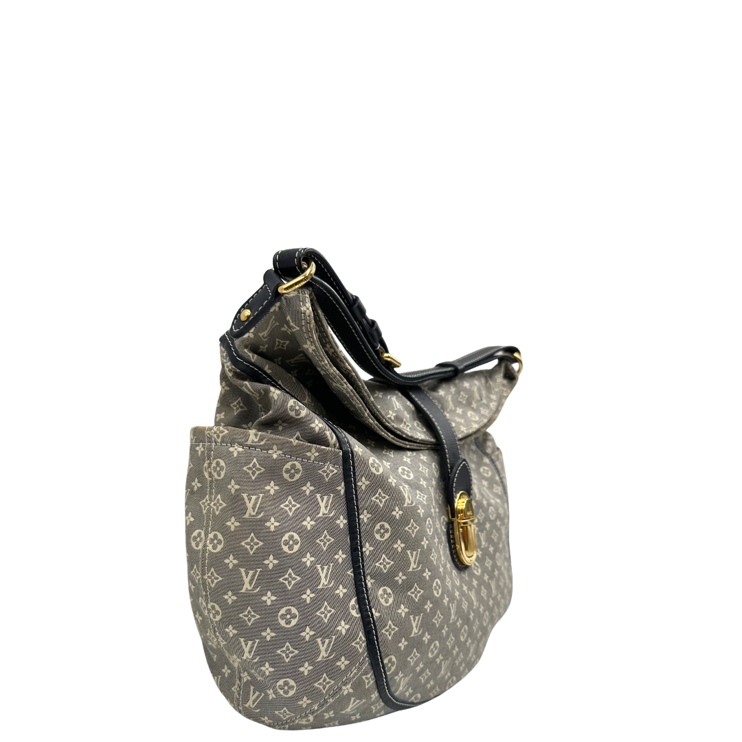 Hobo Louis Vuitton Idylle Romance in tessuto blu