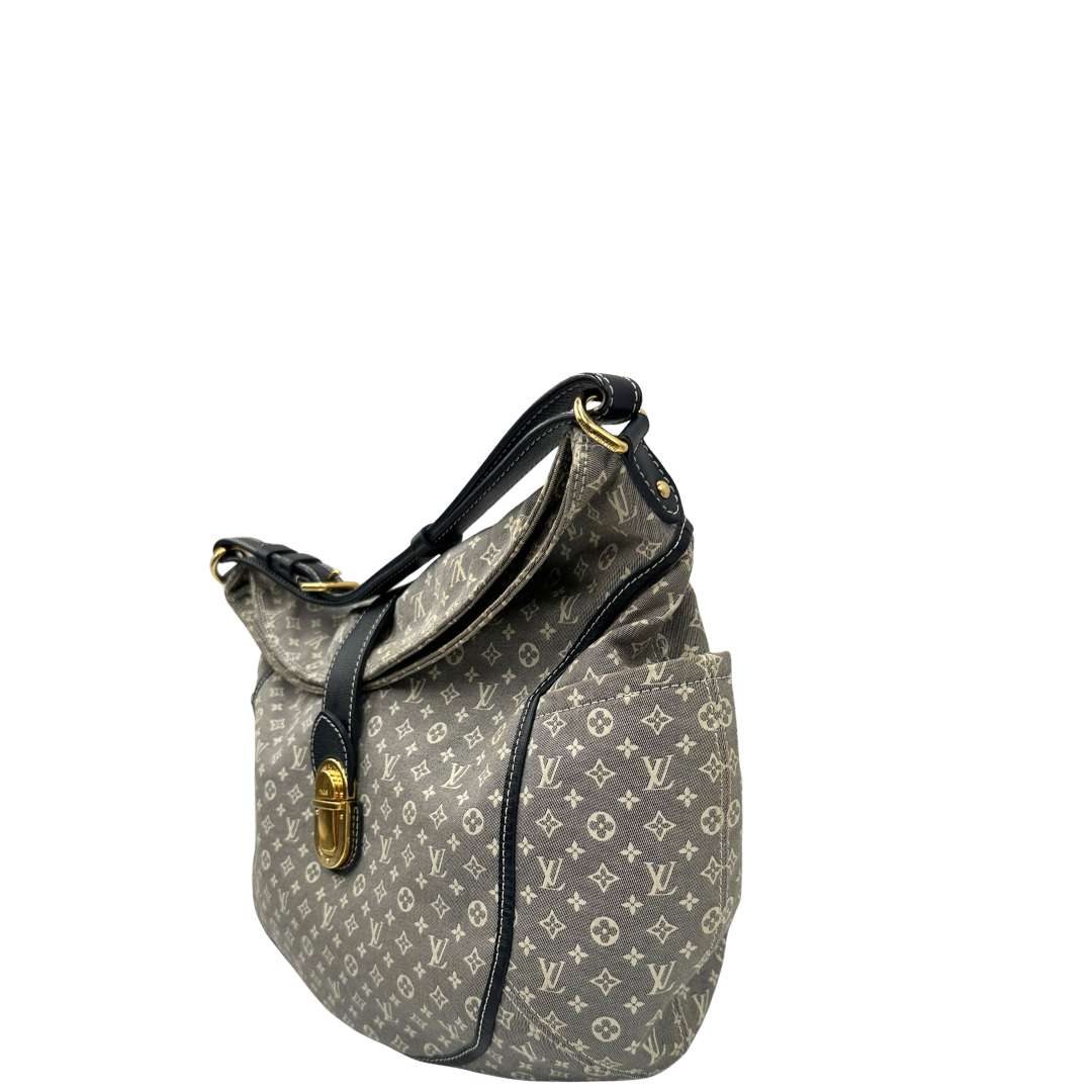 Hobo Louis Vuitton Idylle Romance in tessuto blu