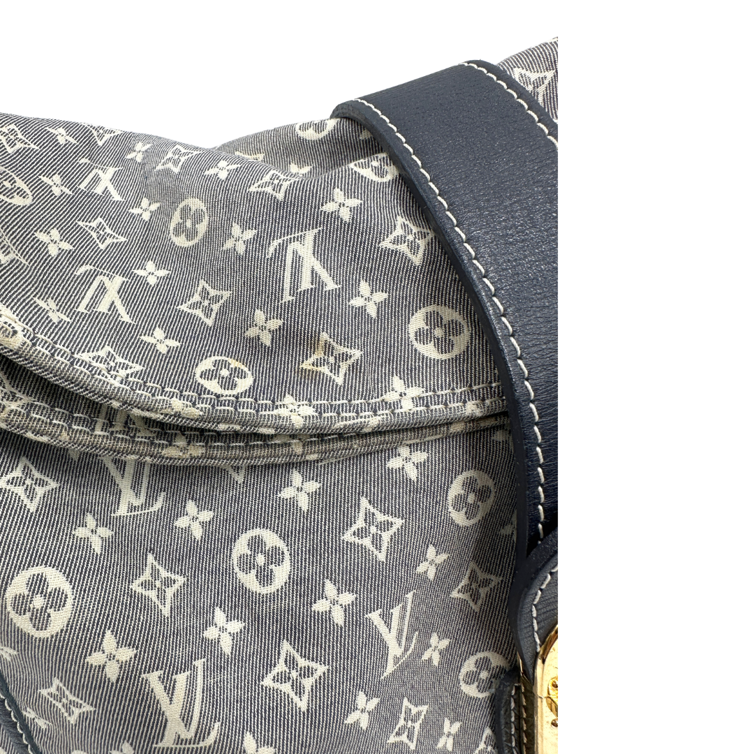 Hobo Louis Vuitton Idylle Romance in tessuto blu