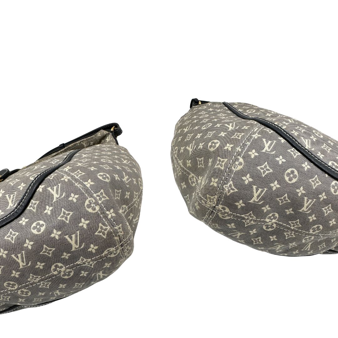 Hobo Louis Vuitton Idylle Romance in tessuto blu