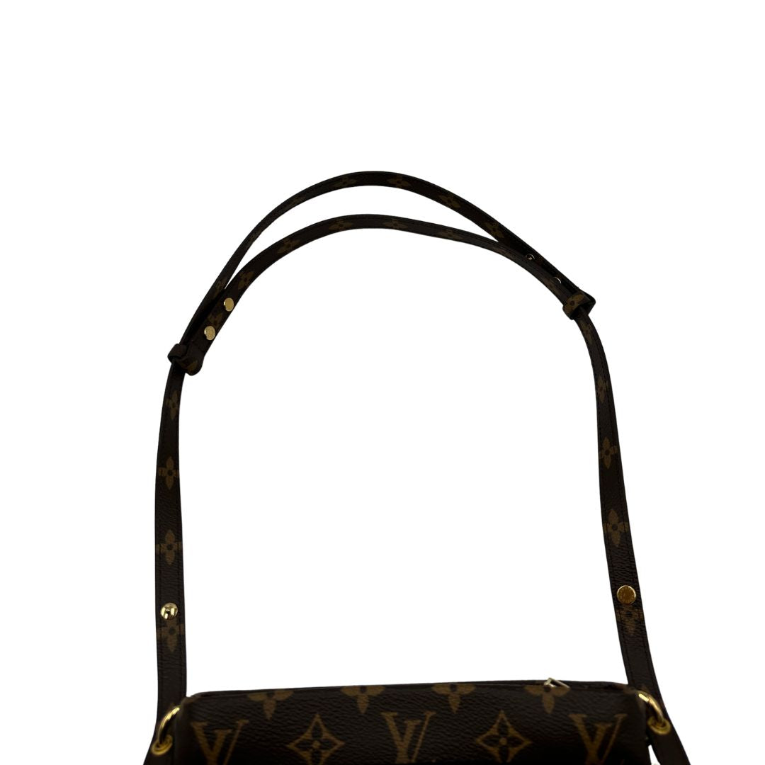 Pochette LV3 Pouch Reverse Louis Vuitton in pelle marrone