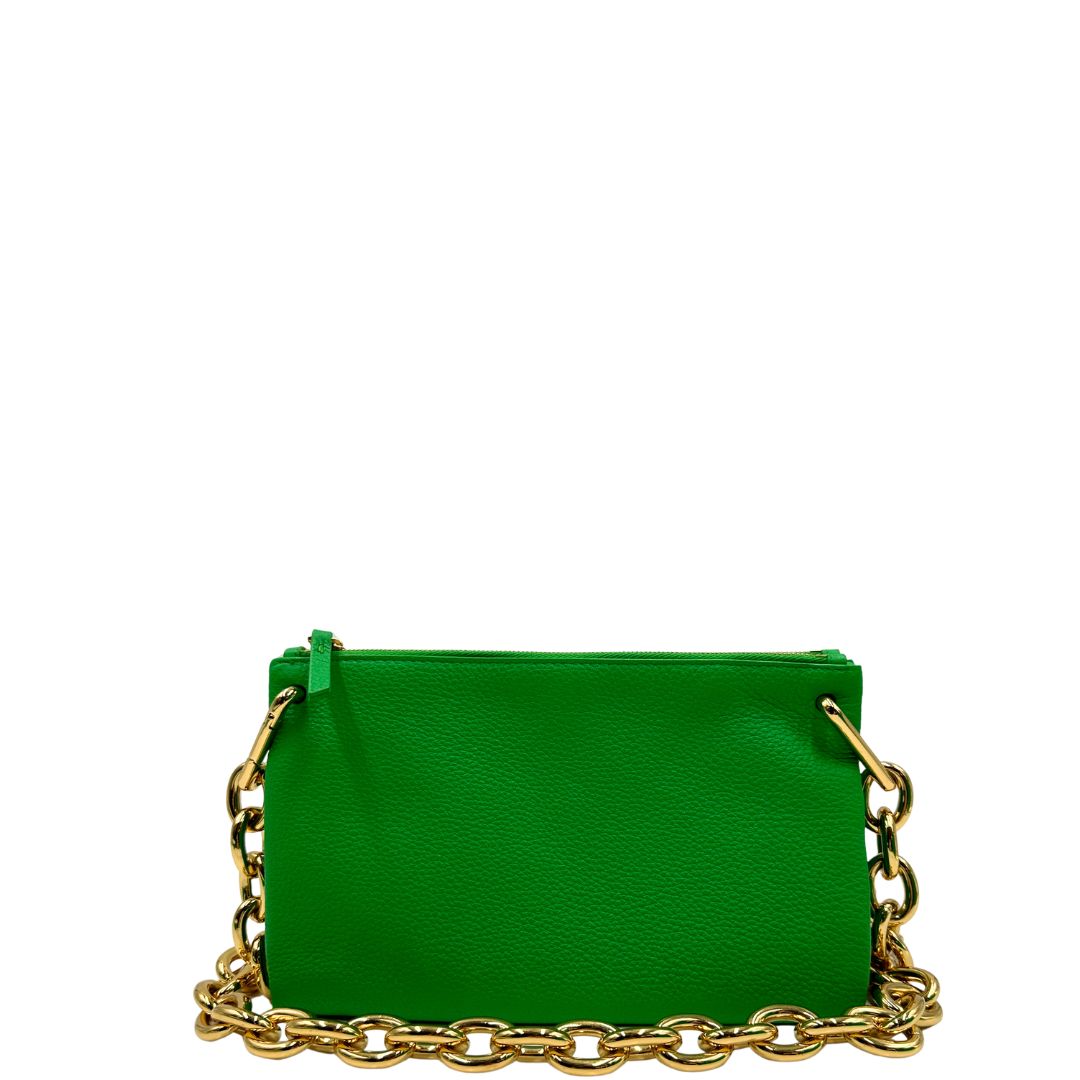Tracolla Bottega Veneta verde (pelle, verde) – foto 5 di 11