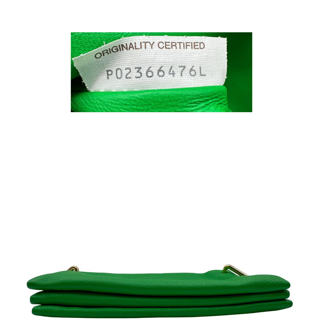 Tracolla Bottega Veneta verde (pelle, verde) – foto 7 di 11