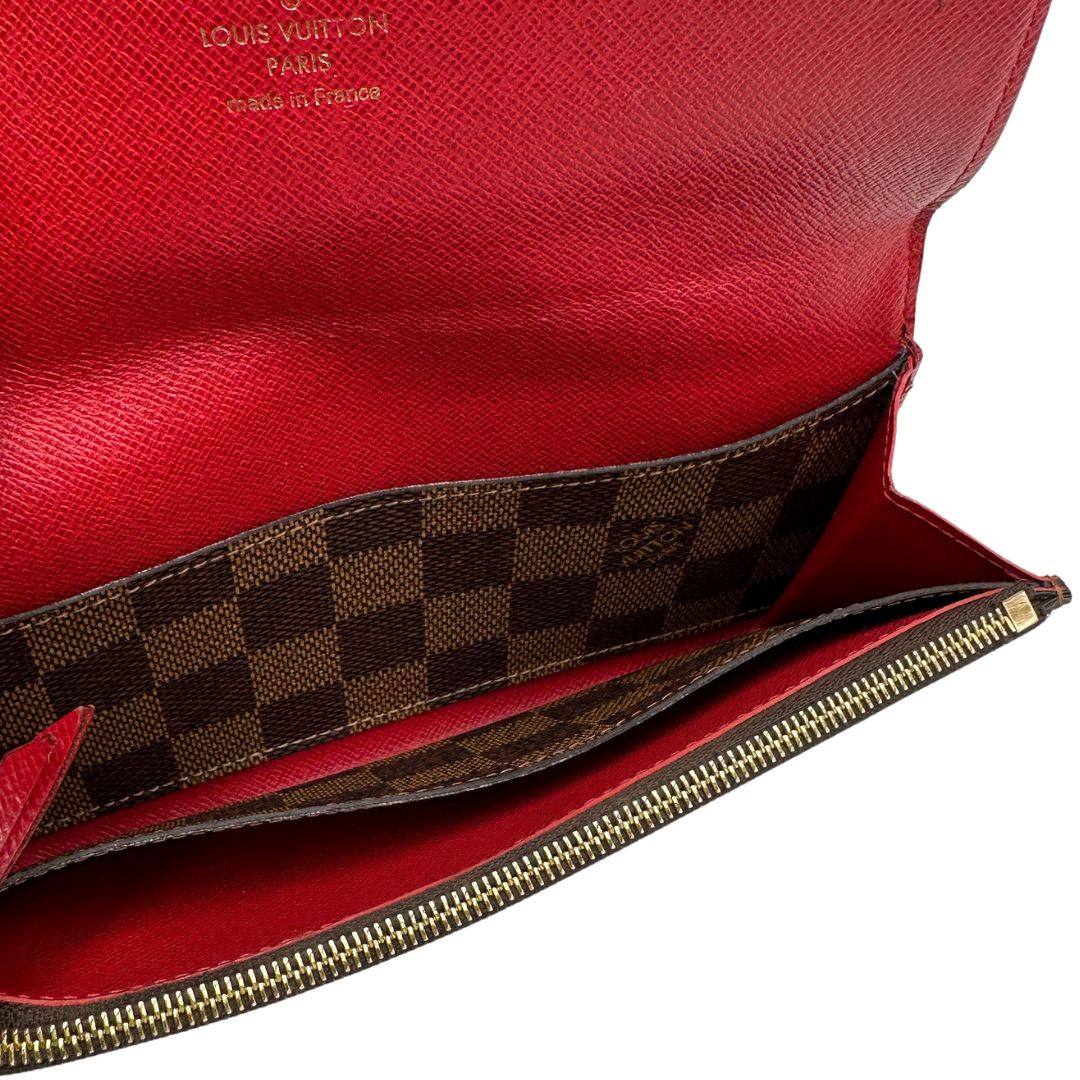 Portafoglio Emilie Louis Vuitton personalizzato (canvas, marrone) – foto 11 di 12