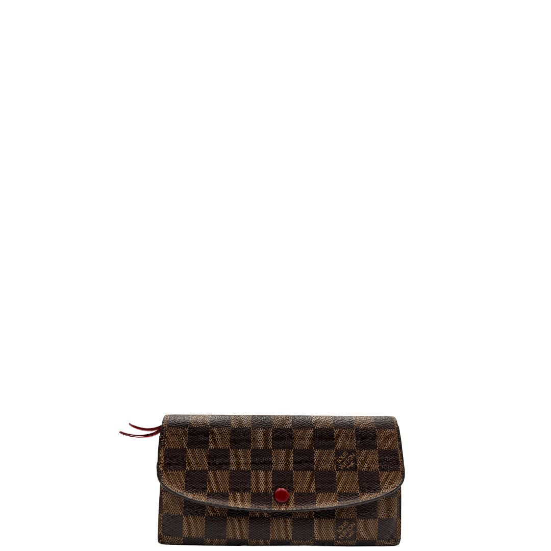 Portafoglio Emilie Louis Vuitton personalizzato (canvas, marrone) – foto 1 di 12