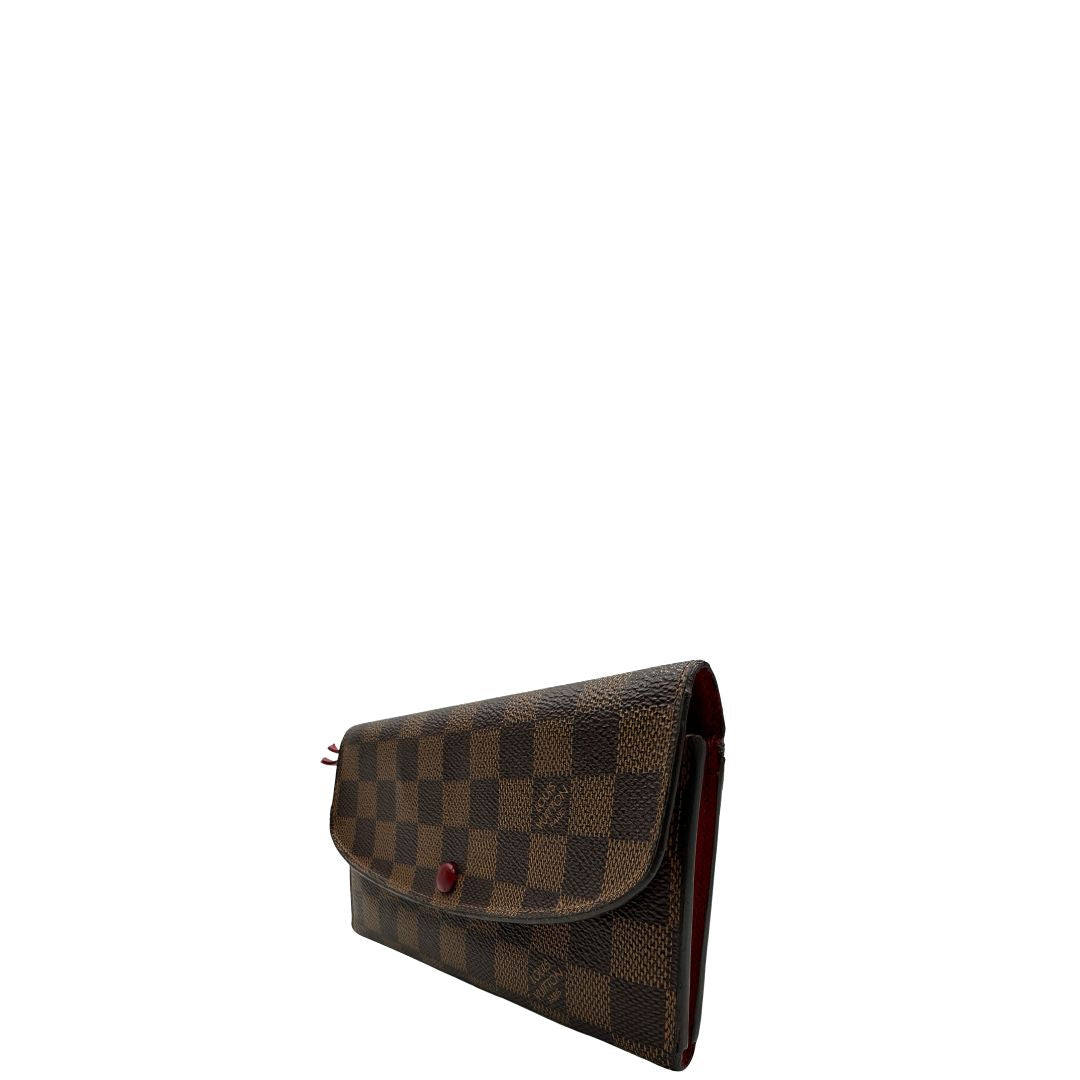 Portafoglio Emilie Louis Vuitton personalizzato (canvas, marrone) – foto 4 di 12