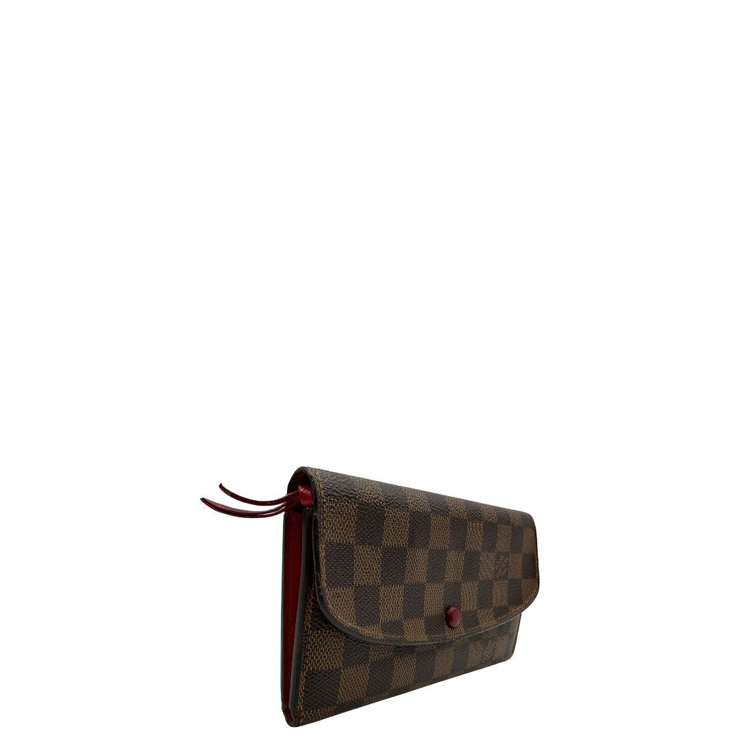 Portafoglio Emilie Louis Vuitton personalizzato (canvas, marrone) – foto 3 di 12