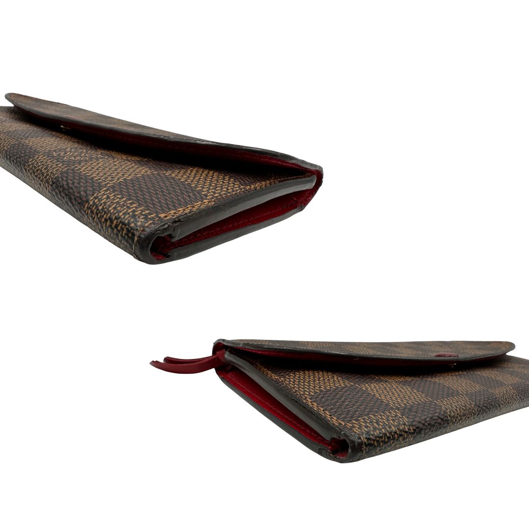 Portafoglio Emilie Louis Vuitton personalizzato (canvas, marrone) – foto 6 di 12