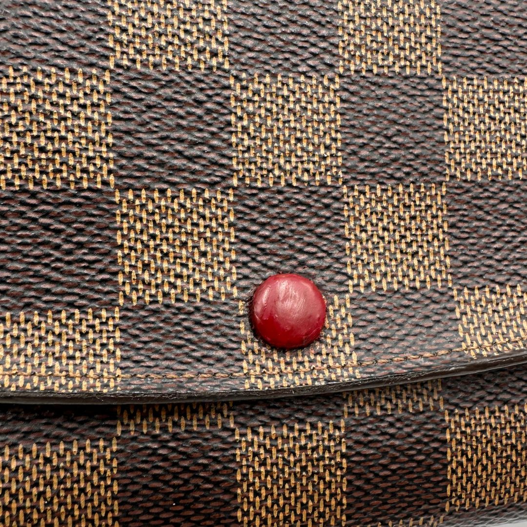 Portafoglio Emilie Louis Vuitton personalizzato (canvas, marrone) – foto 7 di 12