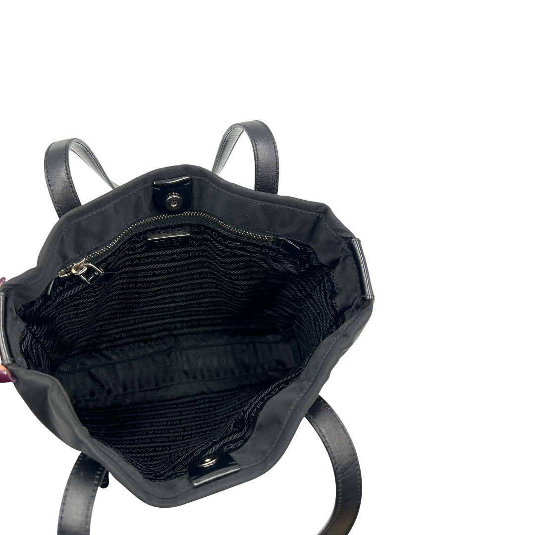 Tote Prada nylon nera