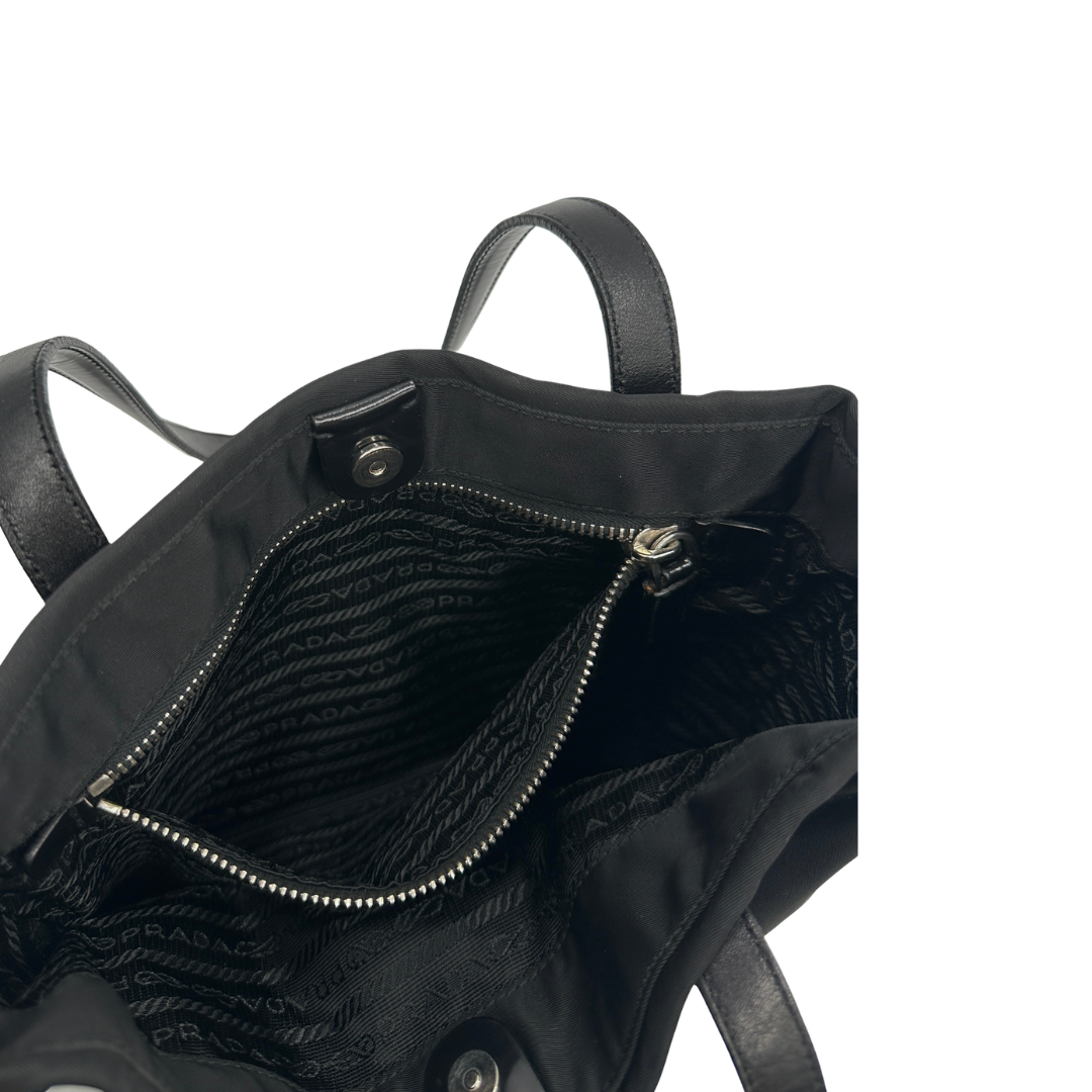 Tote Prada nylon nera