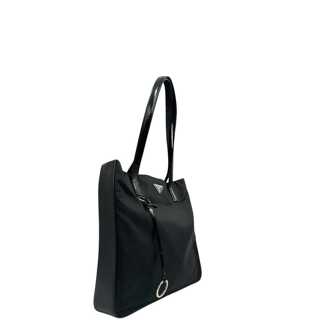 Tote Prada nylon nera