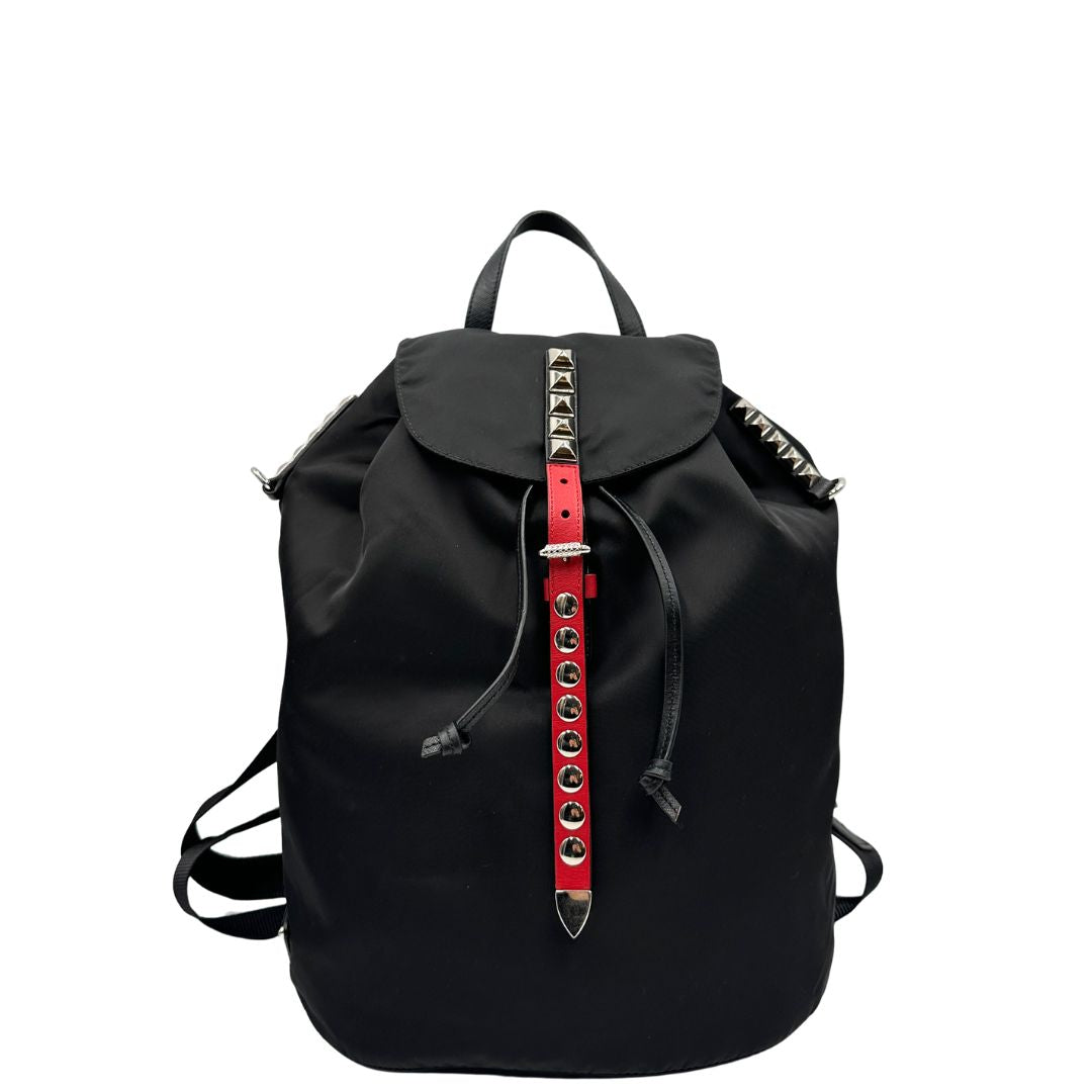 Zaino Prada New Vela Studded