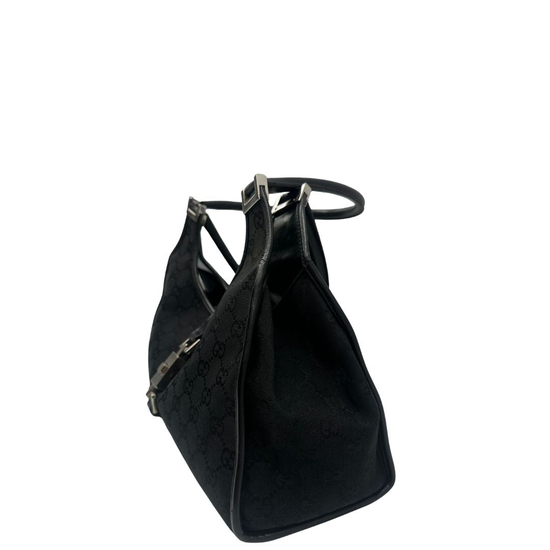 Borsa Gucci Bardot nera (pelle, nero) – foto 4 di 14