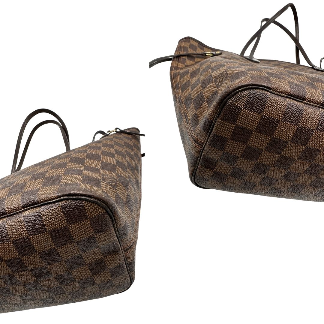 Neverfull Damier Ébène MM Louis Vuitton (canvas, marrone) – foto 8 di 14