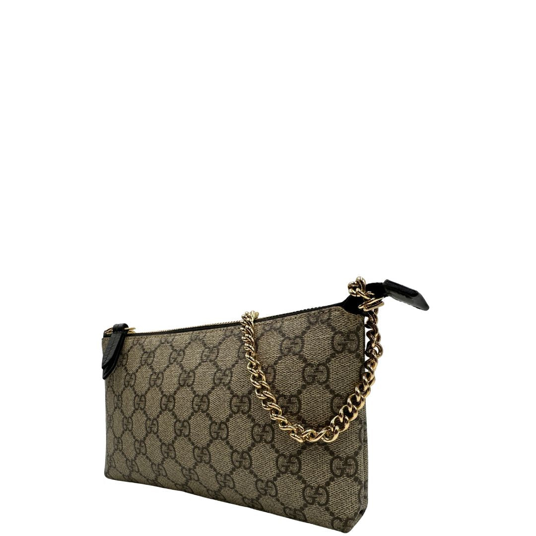 Pochette Gucci GG Supreme (canvas, beige) – foto 3 di 11