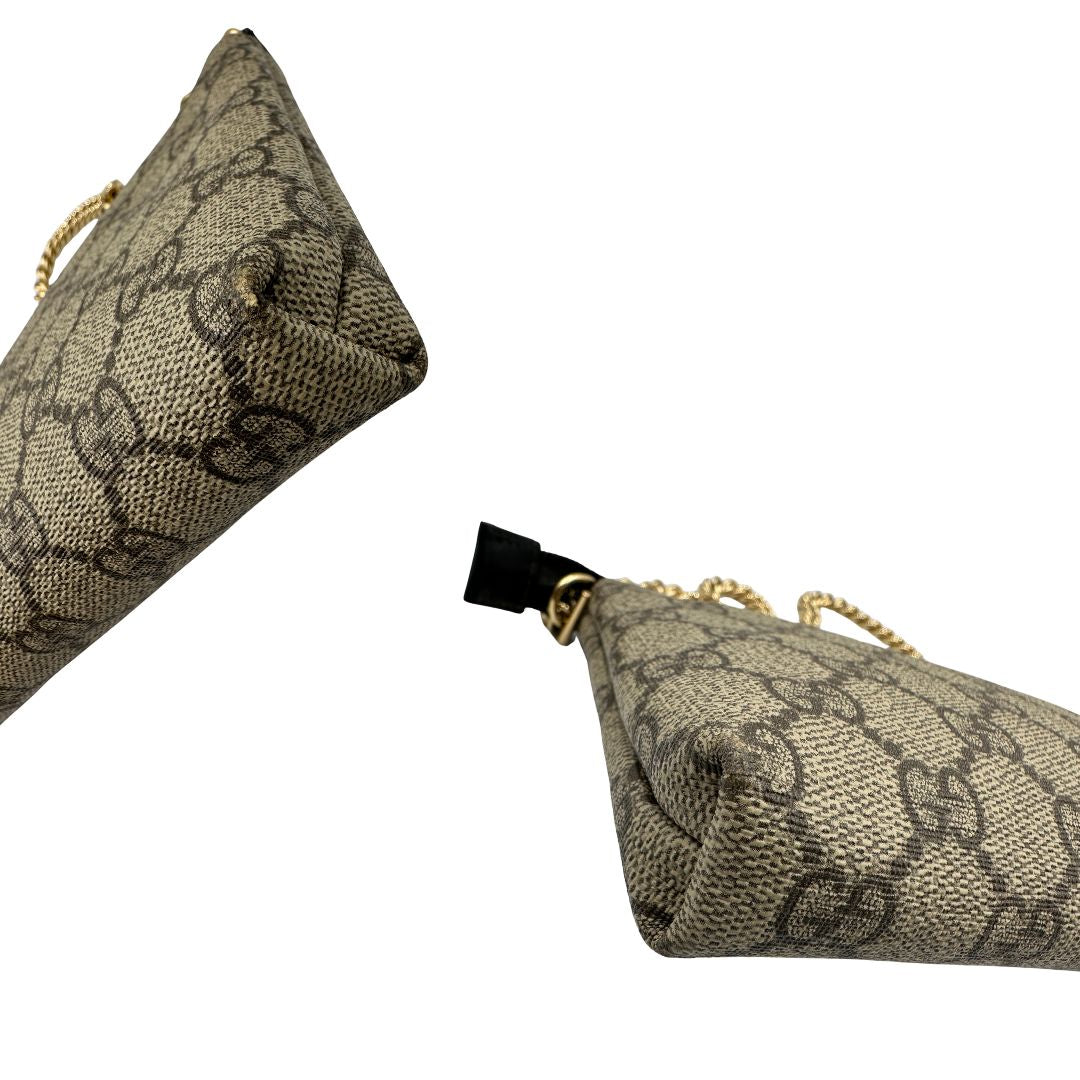 Pochette Gucci GG Supreme (canvas, beige) – foto 7 di 11
