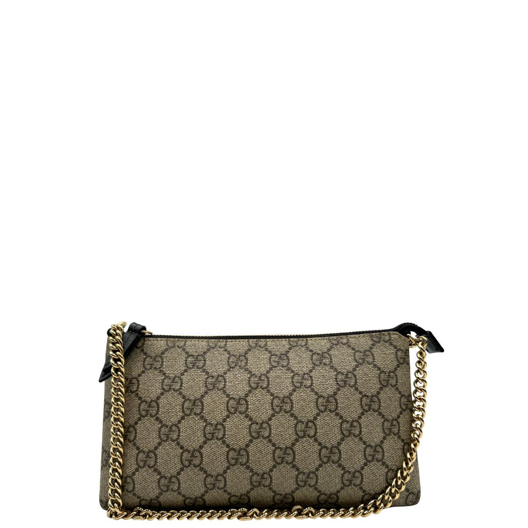 Pochette Gucci GG Supreme (canvas, beige) – foto 6 di 11