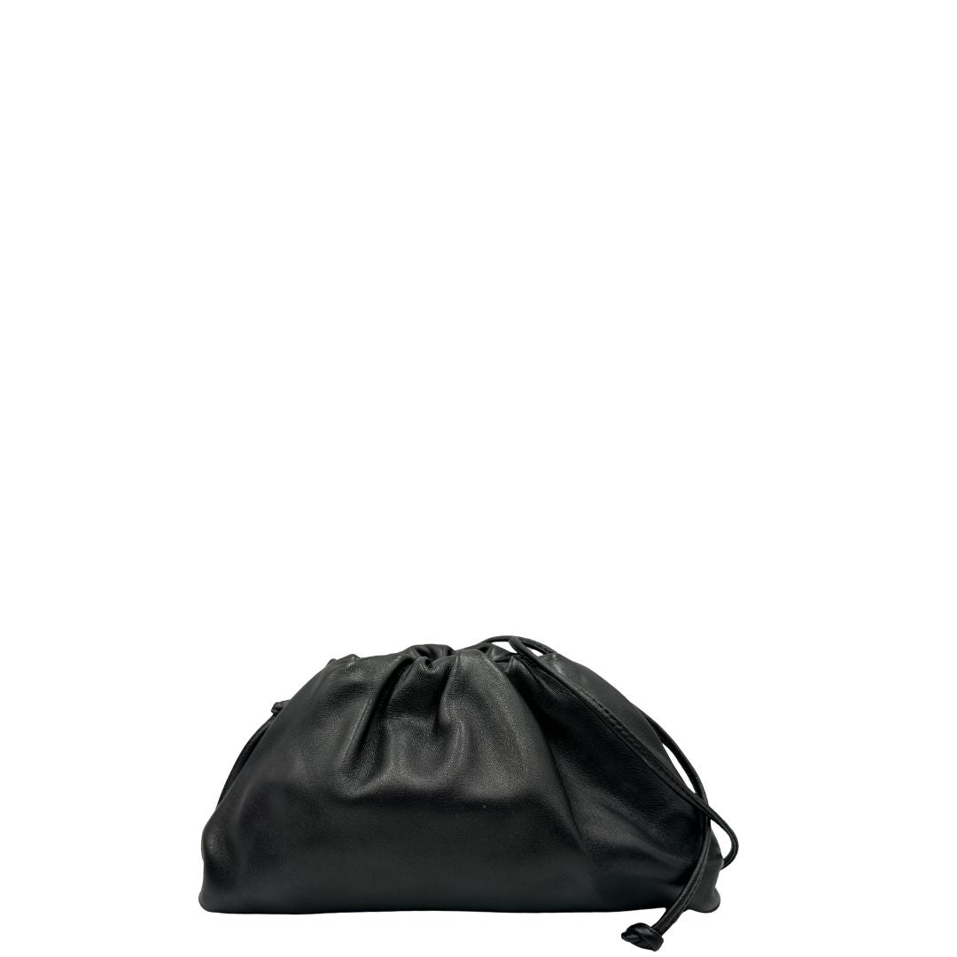 The Pouch mini Bottega Veneta in pelle nero
