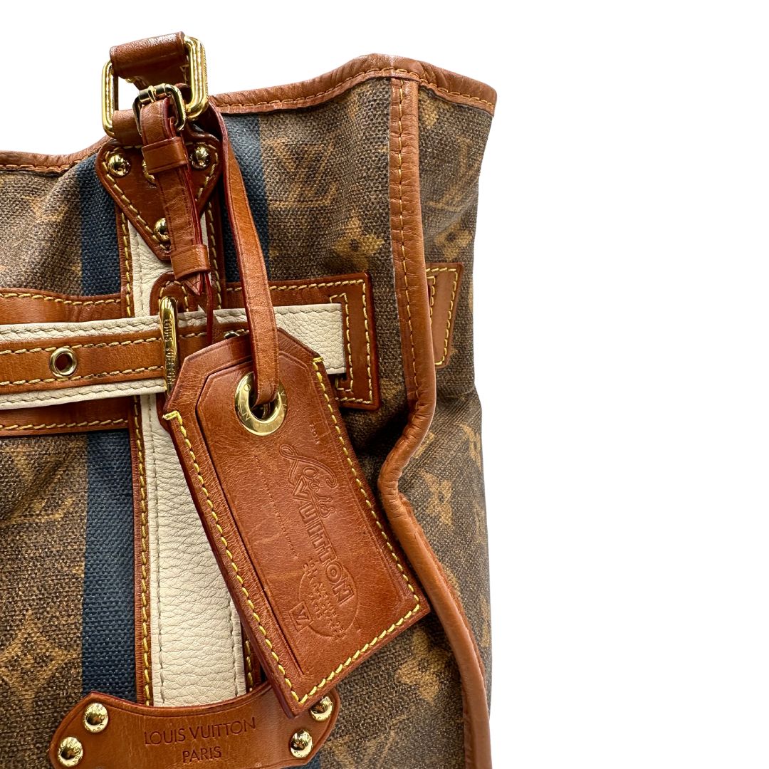 Borsa Tote Tisse Rayures Louis Vuitton