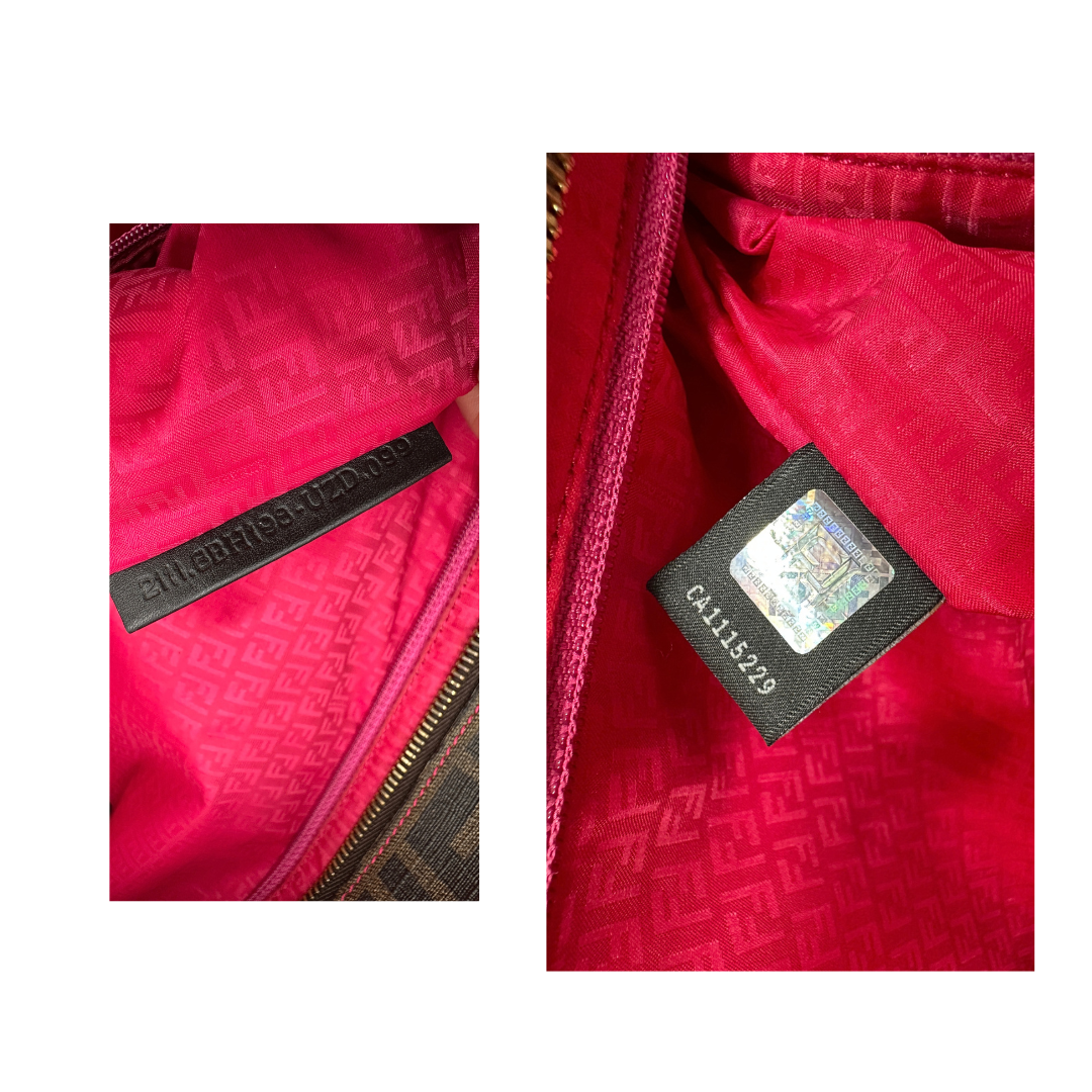 Roll bag Fendi Zucca
