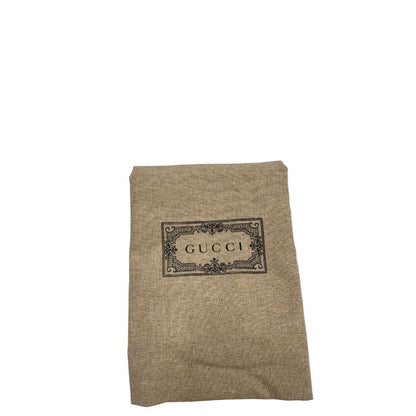 dustbag   Borsa Gucci Jackie in canvas GG e pelle marrone, munita di un elemento allungabile per poterla portare comodamente a tracolla, di lusso, originale, eccellenti condizioni, usata. 