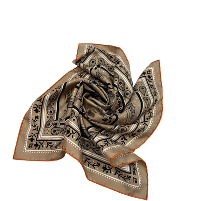 Foulard Hermès Étriers Beige