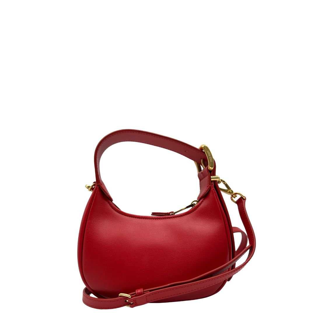 Hobo Miu Miu rossa (pelle, rosso) – foto 6 di 11