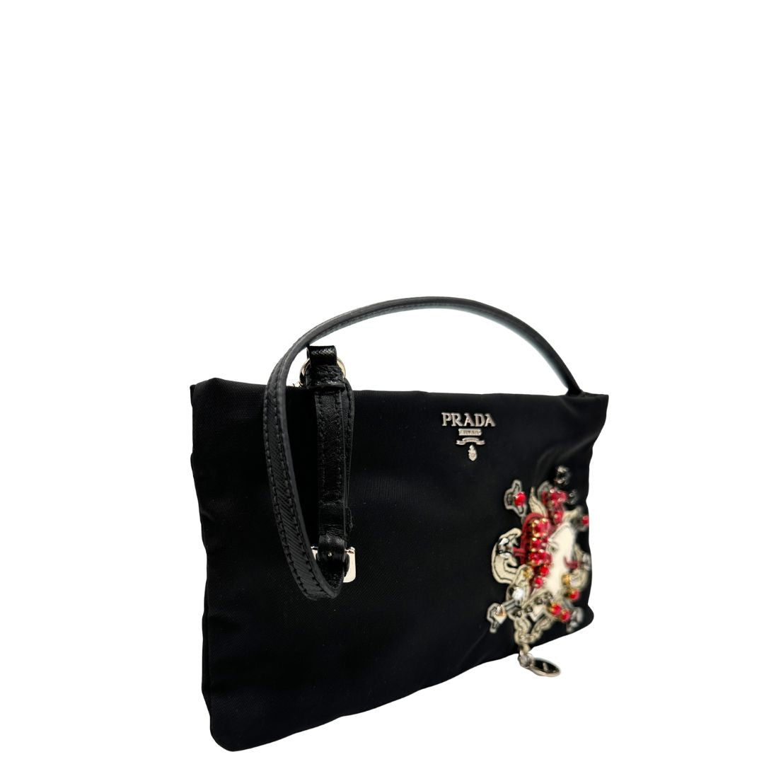 Pochette Prada nera