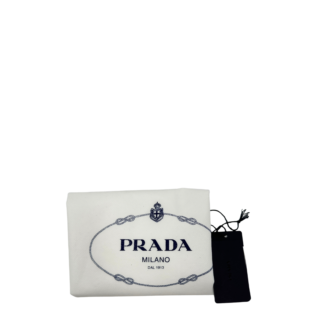 dustbaG Borsa Prada in morbida pelle nera con hardware dorato, di lusso, originale, ottime condizioni, usata 