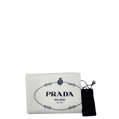 dustbaG Borsa Prada in morbida pelle nera con hardware dorato, di lusso, originale, ottime condizioni, usata 