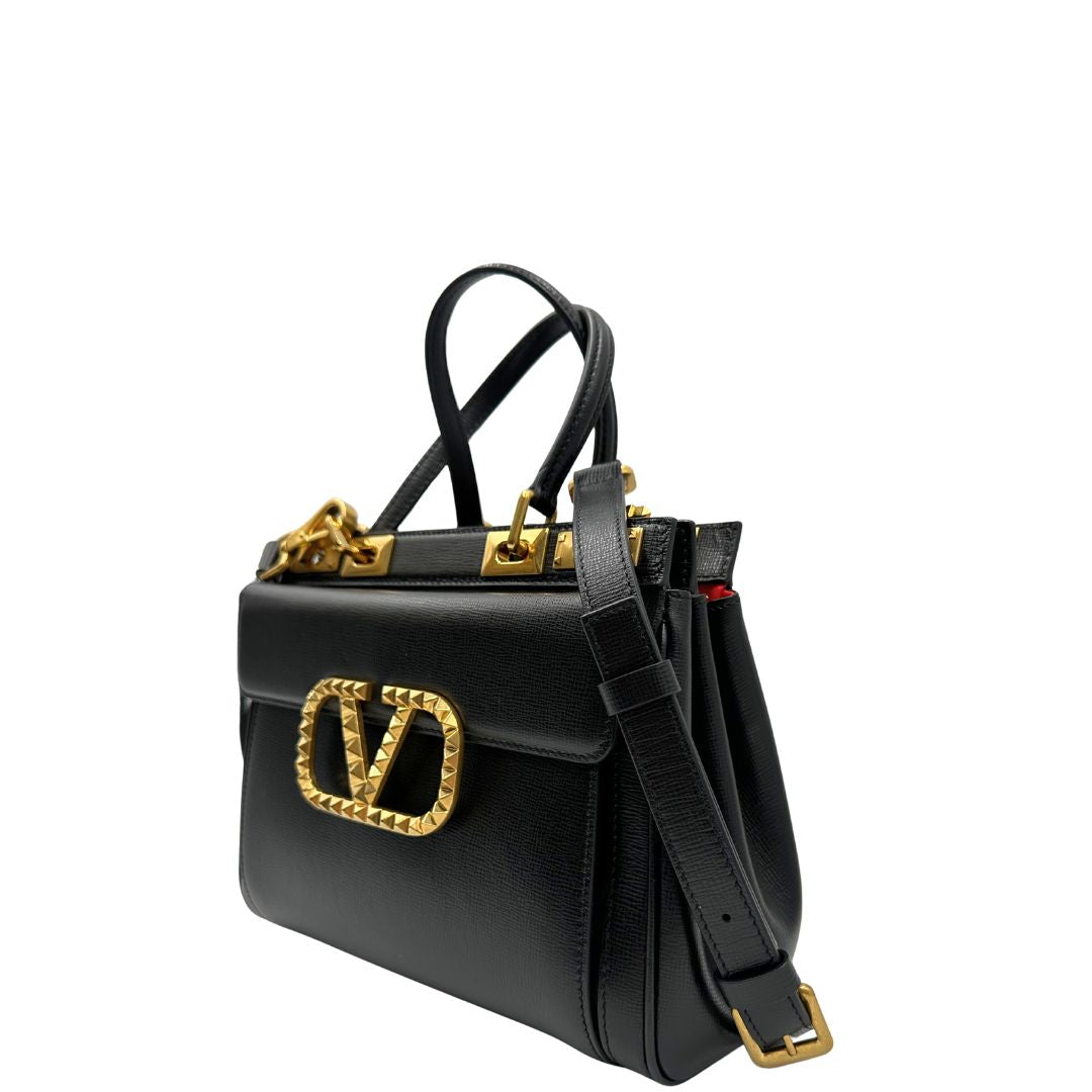 Lato destro di una Borsa Valentino Garavani Rockstud originale, usata, condizioni eccellenti