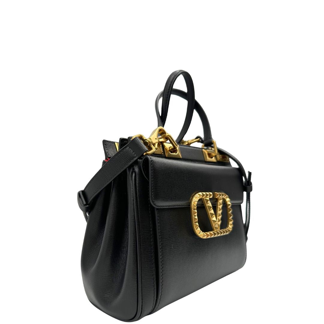 Lato destro di una Borsa Valentino Garavani Rockstud originale, usata, condizioni eccellenti