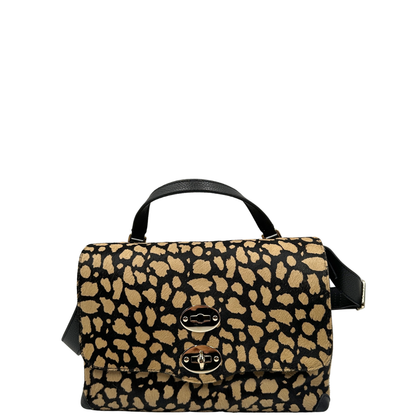 front Zanellato in cavallino trama animalier, di lusso, originale, usata 