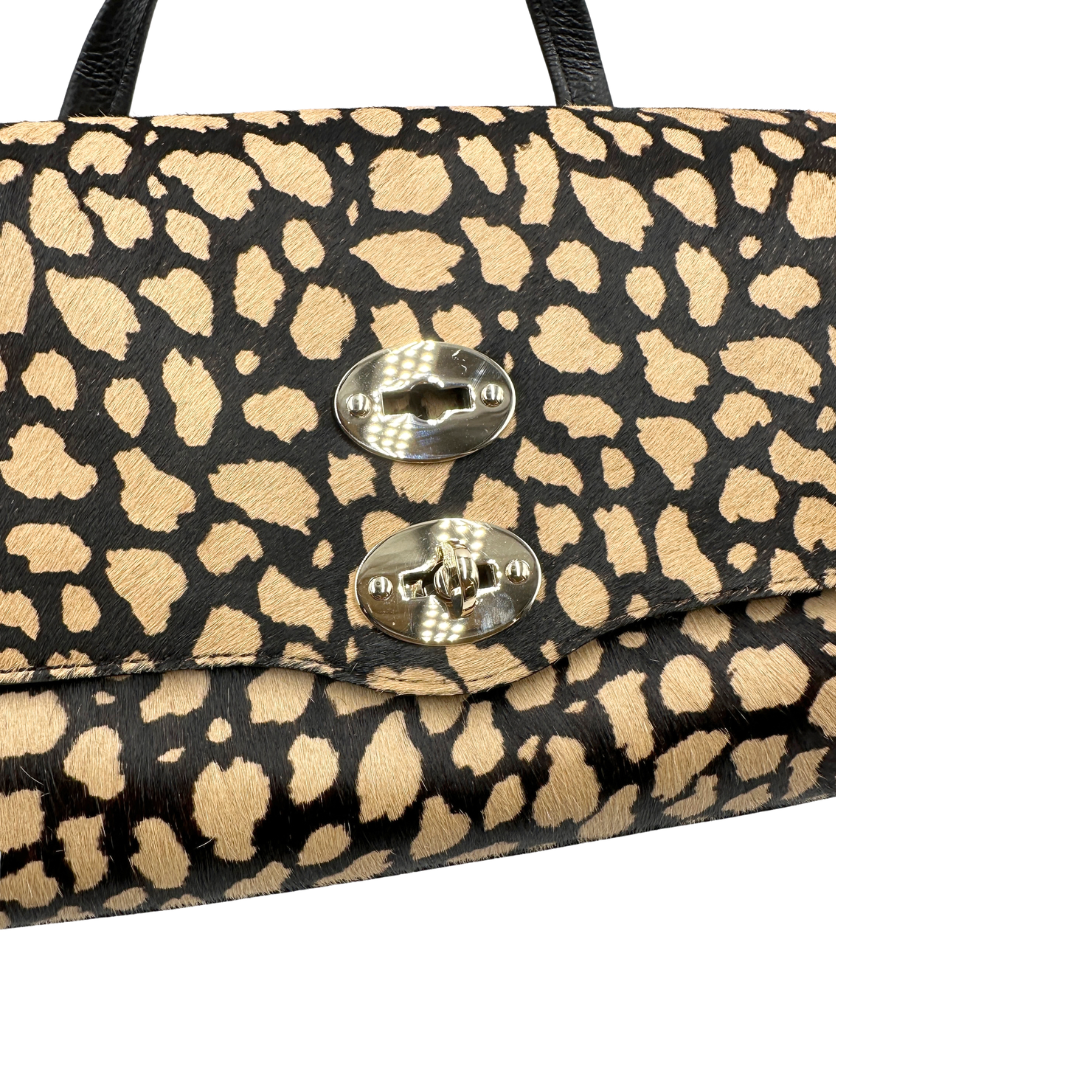 chiusura Zanellato in cavallino trama animalier, di lusso, originale, usata 