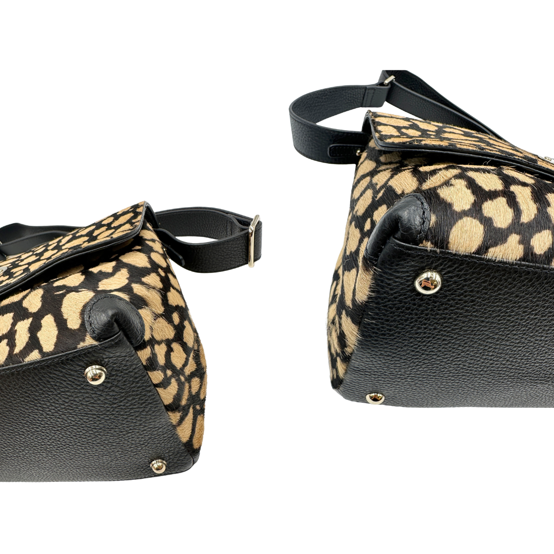 angoli Zanellato in cavallino trama animalier, di lusso, originale, usata 