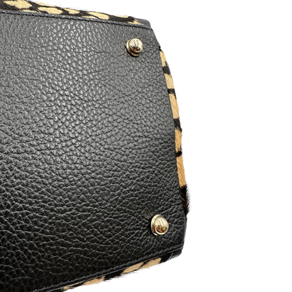 borchie Zanellato in cavallino trama animalier, di lusso, originale, usata 