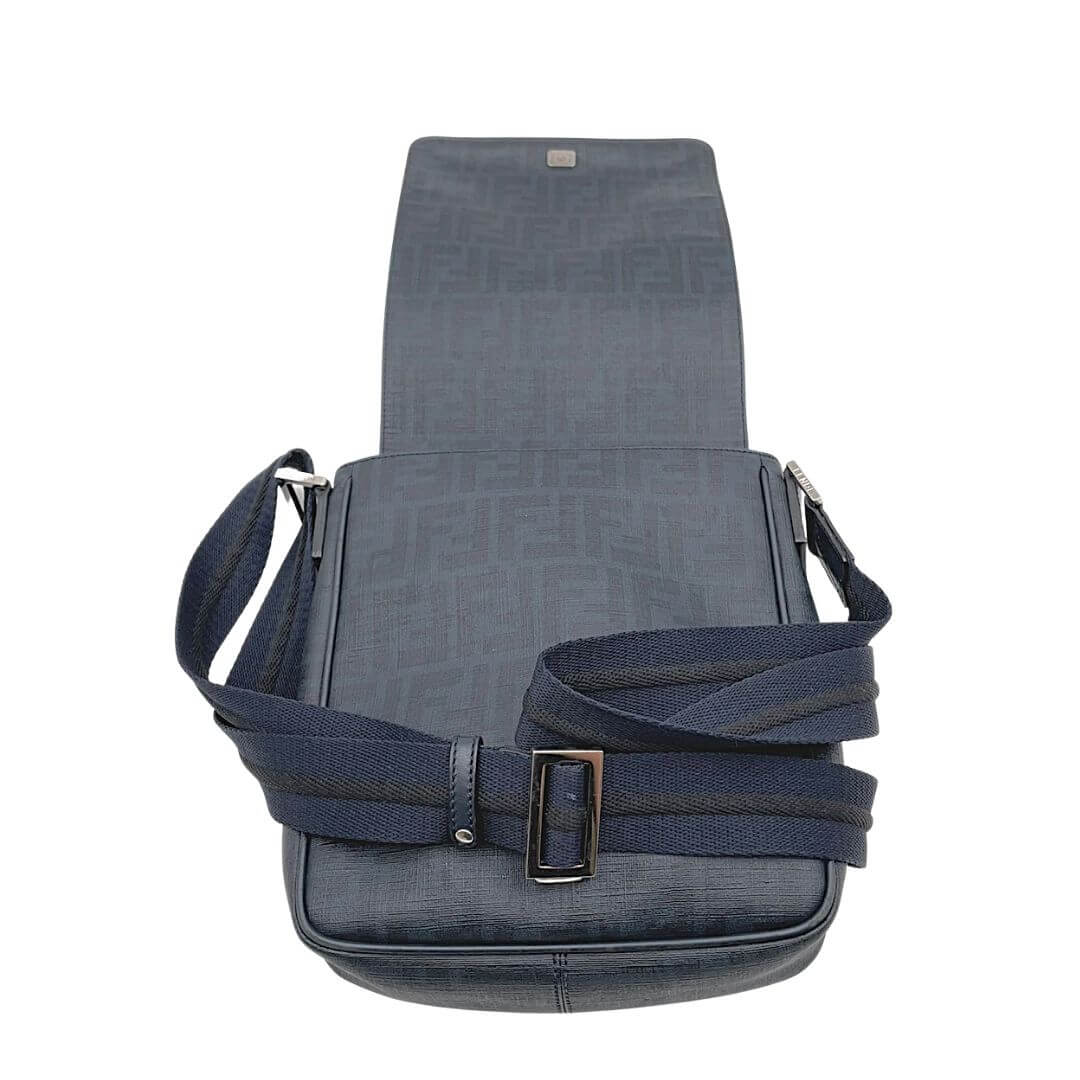 Tracolla Fendi Zucca blu