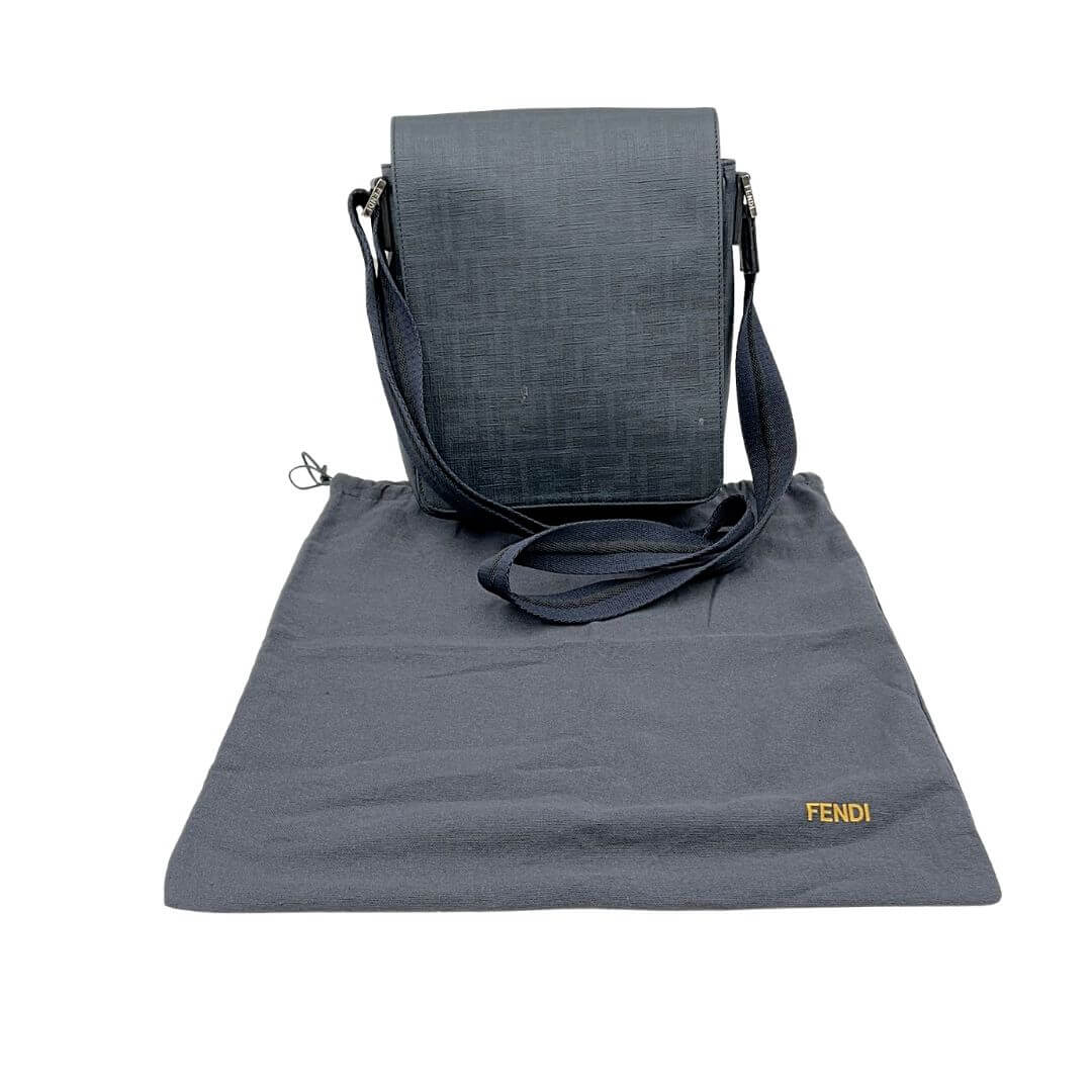 Tracolla Fendi Zucca blu