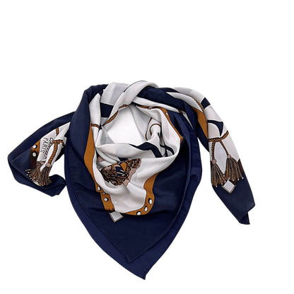 Foto foulard Cartier in seta multicolore logato. Accessori di marca usati