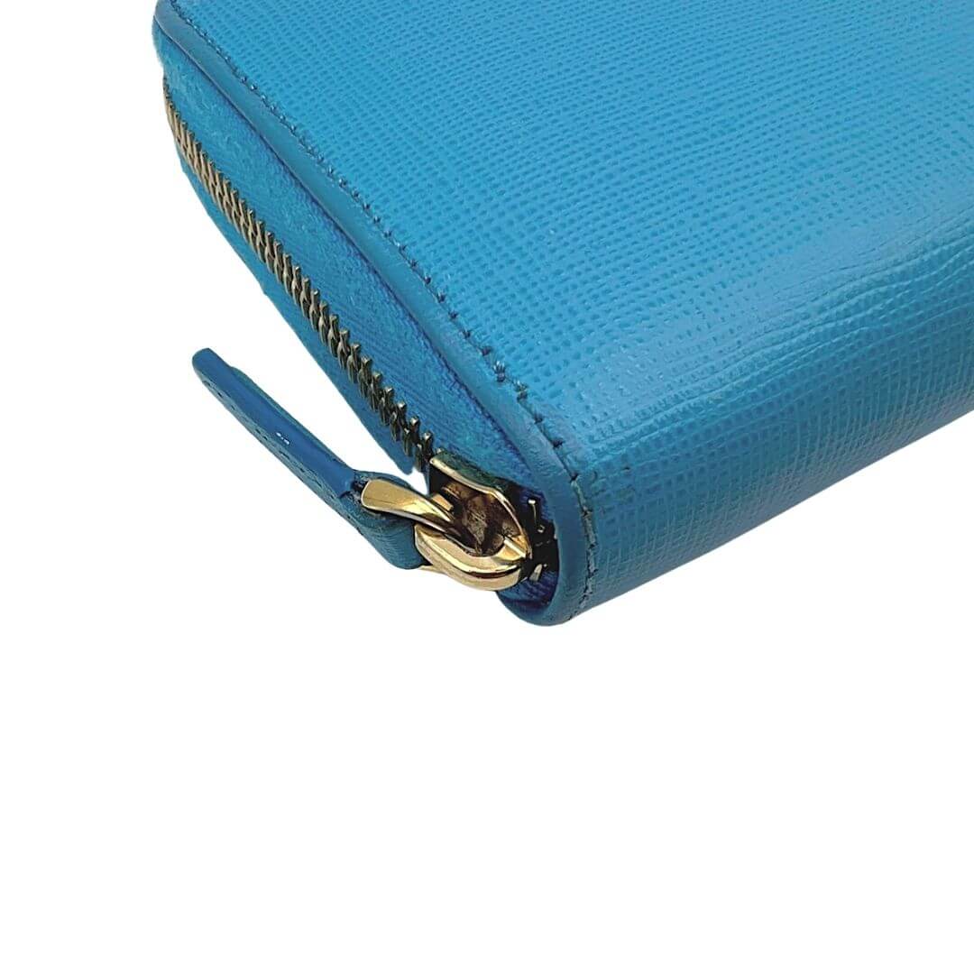 Fendi turquoise wallet