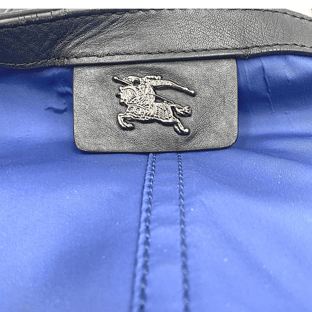Burberry shopper in blue fabric
