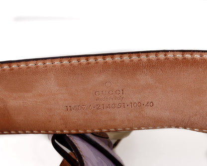 Cintura Gucci Interlocking